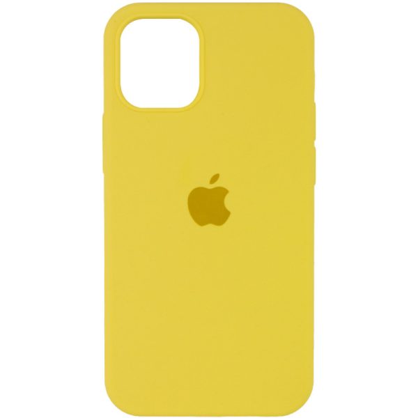Чохол для iPhone 13 mini сіліконовий Case Full Protective жовтий