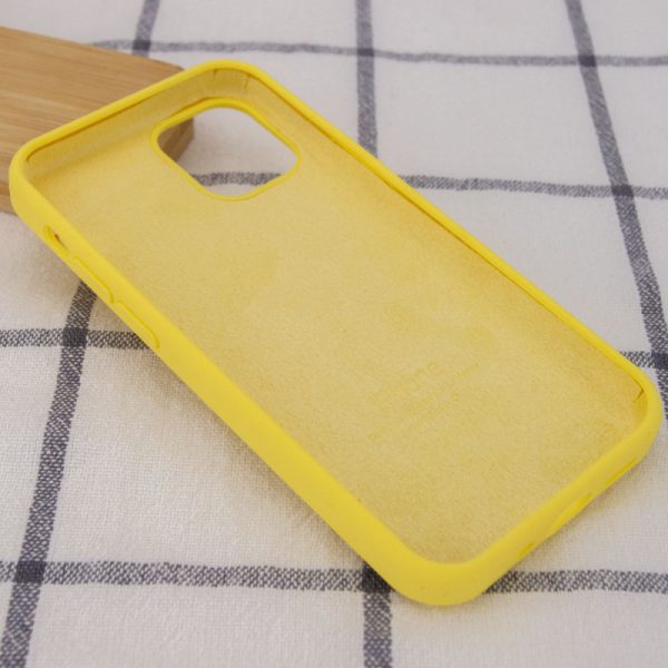 Чохол для iPhone 13 mini сіліконовий Case Full Protective жовтий - Зображення 3
