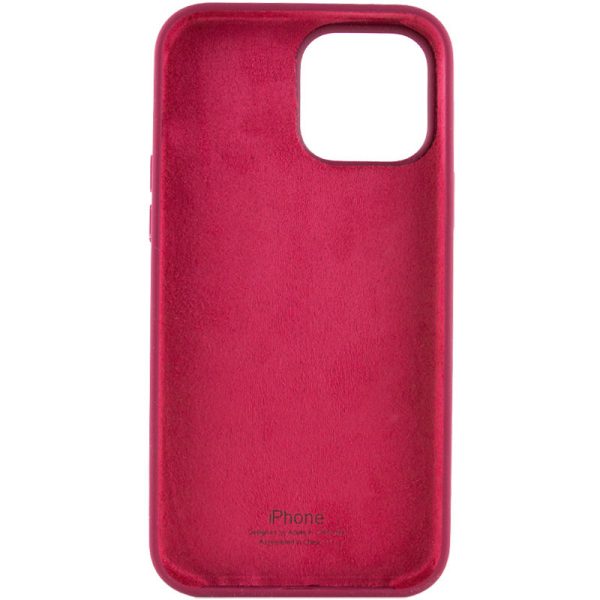 Чохол для iPhone 13 Pro сіліконовий Case Full Protective бордовий - Зображення 2