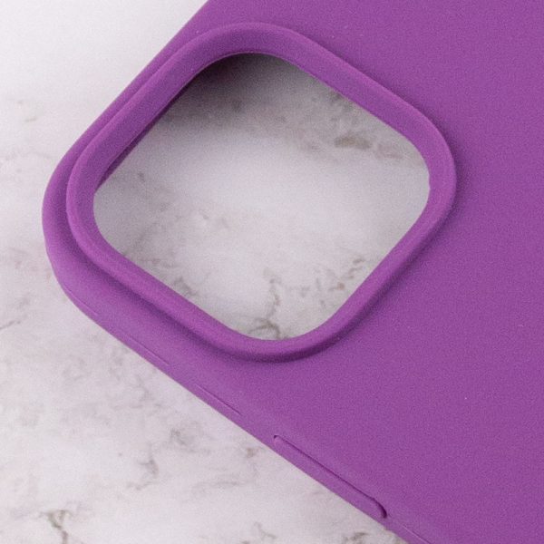 Чохол для iPhone 13 Pro сіліконовий Case Full Protective фіолетовий - Зображення 4