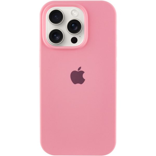 Чохол для iPhone 13 Pro сіліконовий Case Full Protective рожевий