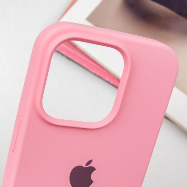 Чохол для iPhone 13 Pro сіліконовий Case Full Protective рожевий - Зображення 3