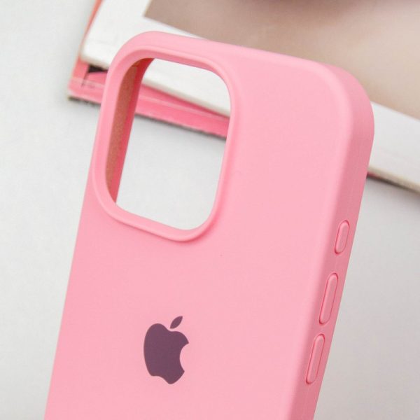 Чохол для iPhone 13 Pro сіліконовий Case Full Protective рожевий - Зображення 4