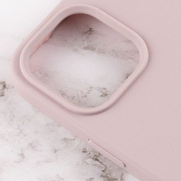 Чохол для iPhone 13 Pro сіліконовий Case Full Protective рожевий - Зображення 4