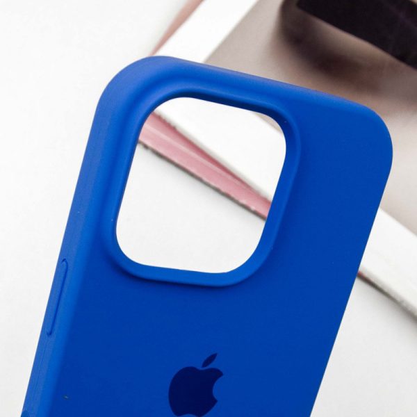 Чохол для iPhone 13 Pro сіліконовий Case Full Protective синій - Зображення 3