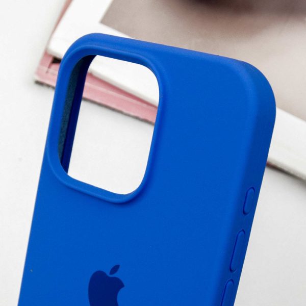 Чохол для iPhone 13 Pro сіліконовий Case Full Protective синій - Зображення 4
