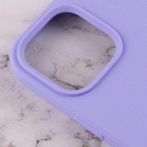 Чохол для iPhone 13 Pro сіліконовий Case Full Protective бузковий - Зображення 3