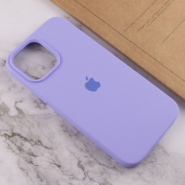Чохол для iPhone 13 Pro сіліконовий Case Full Protective бузковий - Зображення 4