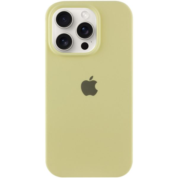 Чохол для iPhone 13 Pro сіліконовий Case Full Protective жовтий