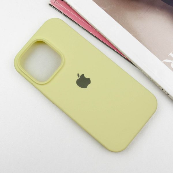 Чохол для iPhone 13 Pro сіліконовий Case Full Protective жовтий - Зображення 2