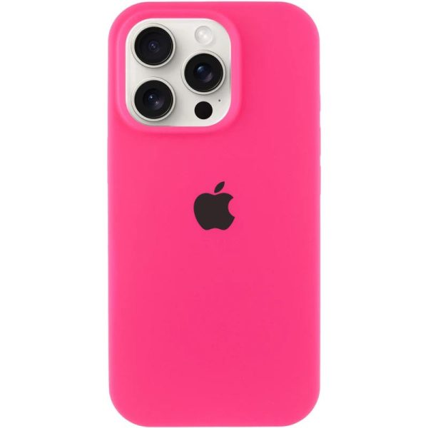 Чохол для iPhone 14 Pro сіліконовий Case Full Protective рожевий