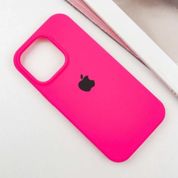 Чохол для iPhone 14 Pro сіліконовий Case Full Protective рожевий - Зображення 2