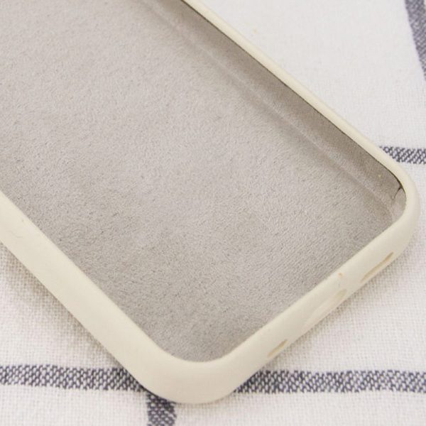 Чохол для iPhone 13 сіліконовий Case Full Protective бежевий - Зображення 3