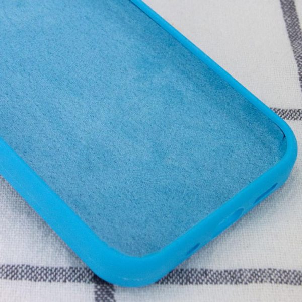 Чохол для iPhone 13 сіліконовий Case Full Protective блакитний - Зображення 3