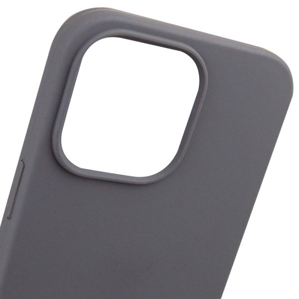 Чохол для iPhone 13 Pro сіліконовий Case Full Protective сірий - Зображення 4