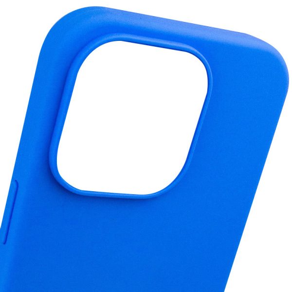 Чохол для iPhone 13 Pro сіліконовий Case Full Protective синій - Зображення 6