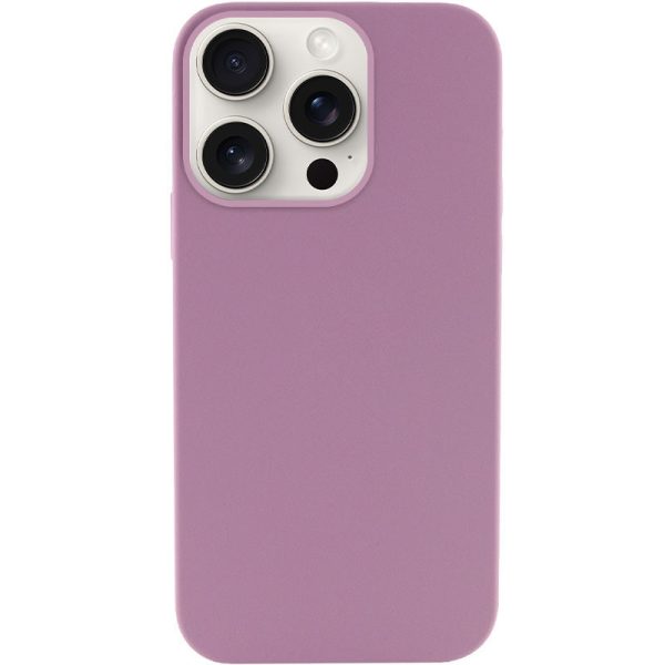 Чохол для iPhone 15 Pro сіліконовий Case Full Protective ліловий