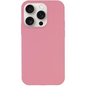 Чохол для iPhone 15 Pro сіліконовий Case Full Protective рожевий