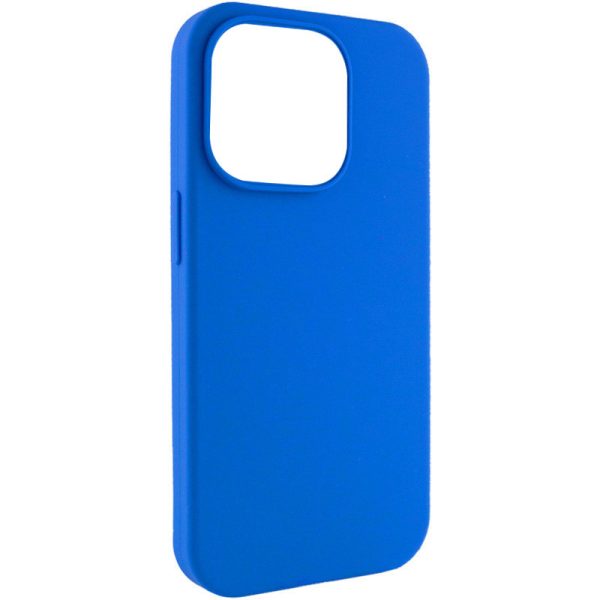 Чохол для iPhone 15 Pro сіліконовий Case Full Protective синій - Зображення 2