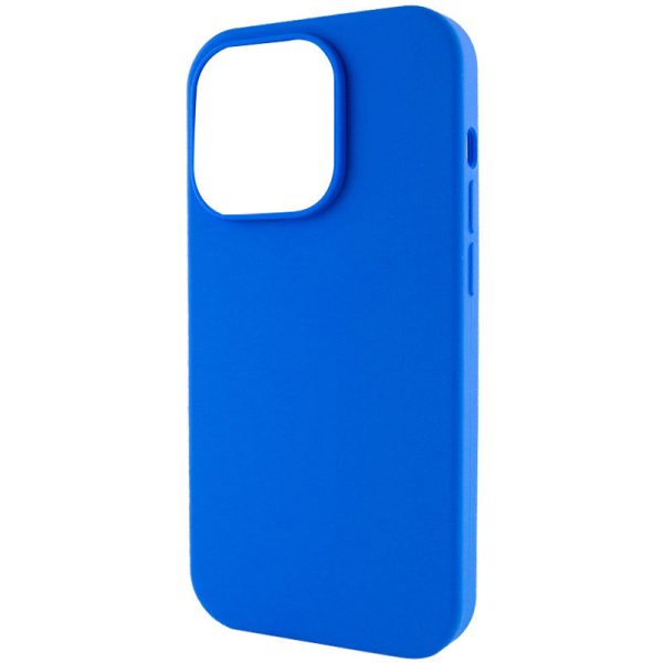 Чохол для iPhone 15 Pro сіліконовий Case Full Protective синій - Зображення 3