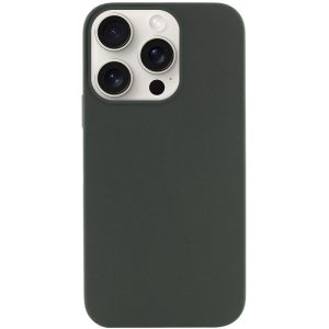 Чохол для iPhone 15 Pro сіліконовий Case Full Protective зелений