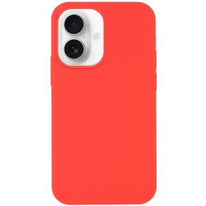 Чохол для iPhone 16 сіліконовий Case Full Protective кавуновий