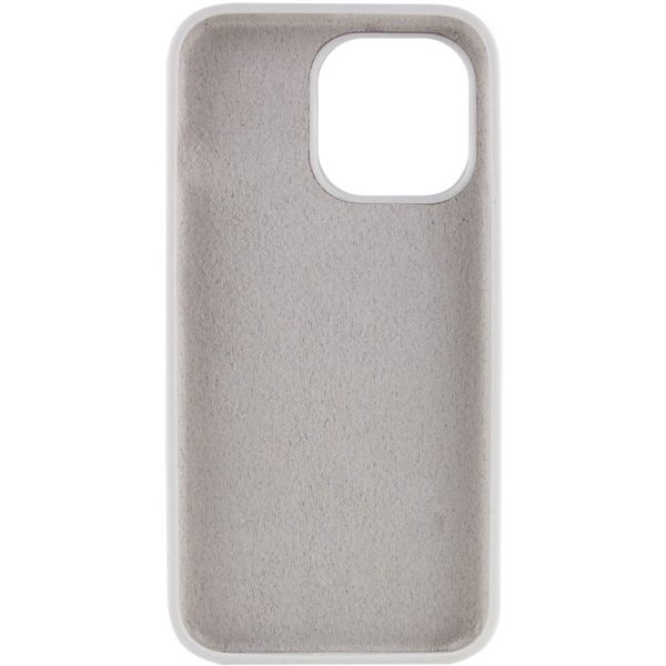 Чохол для iPhone 16 сіліконовий Case Full Protective білий - Зображення 2