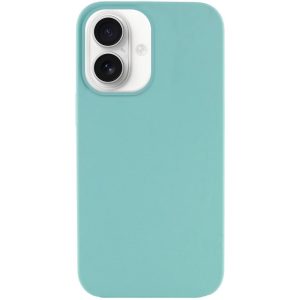 Чохол для iPhone 16 сіліконовий Case Full Protective бірюзовий