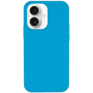 Чохол для iPhone 16 сіліконовий Case Full Protective блакитний