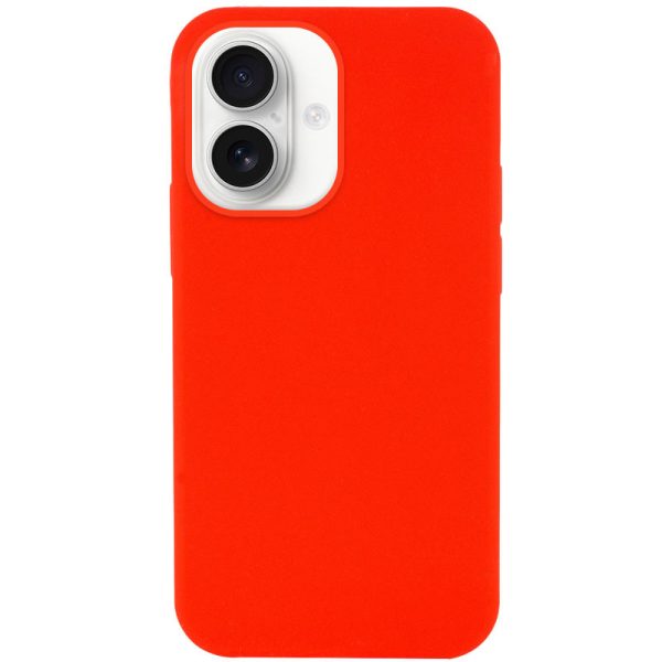 Чохол для iPhone 16 сіліконовий Case Full Protective червоний