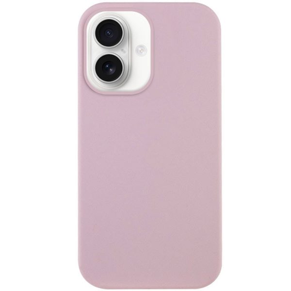 Чохол для iPhone 16 сіліконовий Case Full Protective рожевий