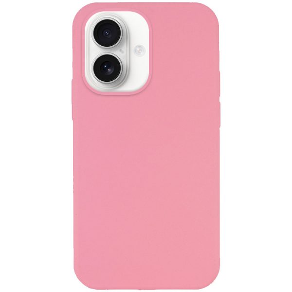 Чохол для iPhone 16 сіліконовий Case Full Protective рожевий