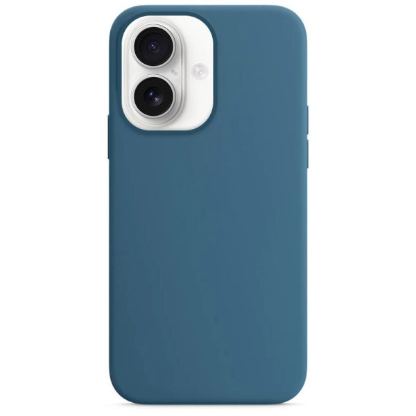 Чохол для iPhone 16 сіліконовий Case Full Protective синій