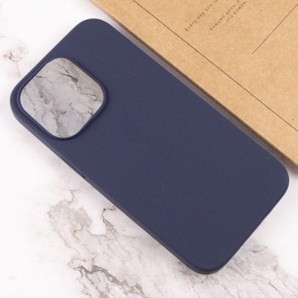 Чохол для iPhone 16 сіліконовий Case Full Protective темно-синій - Зображення 3