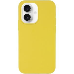 Чохол для iPhone 16 сіліконовий Case Full Protective жовтий