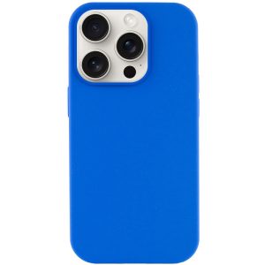 Чохол для iPhone 16 Pro сіліконовий Case Full Protective синій
