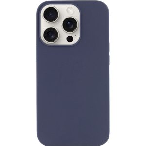 Чохол для iPhone 16 Pro сіліконовий Case Full Protective темно-синій