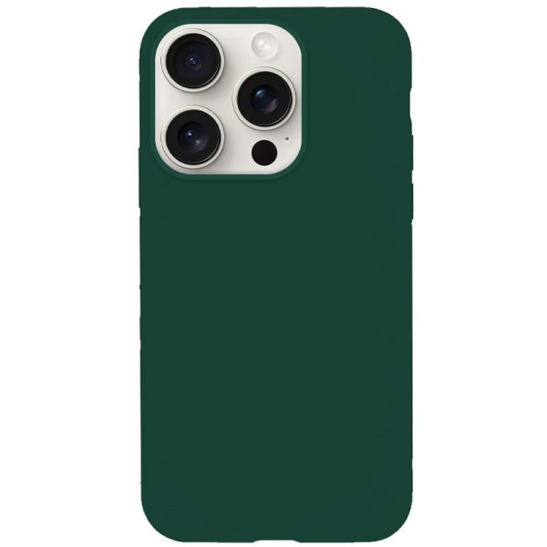 Чохол для iPhone 16 Pro сіліконовий Case Full Protective зелений