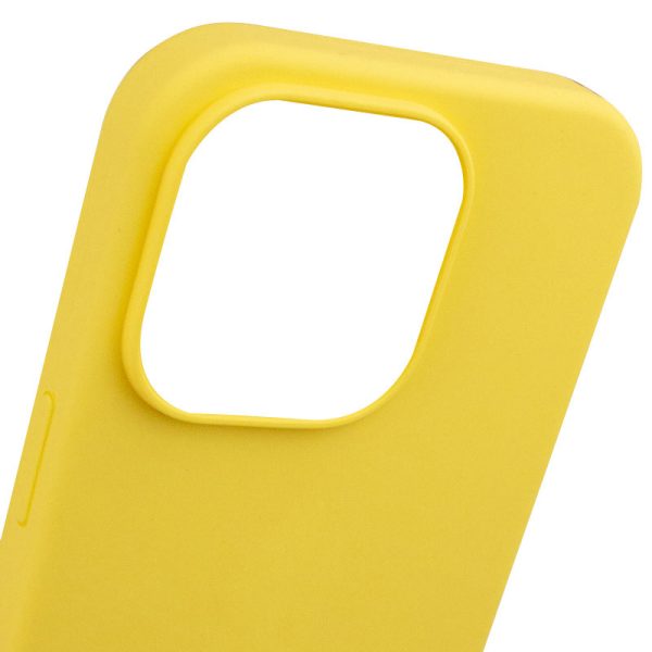 Чохол для iPhone 16 Pro сіліконовий Case Full Protective жовтий - Зображення 3