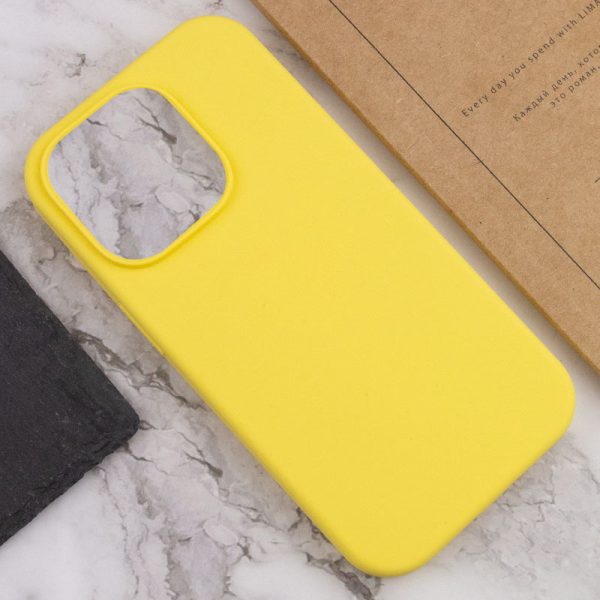 Чохол для iPhone 16 Pro сіліконовий Case Full Protective жовтий - Зображення 4