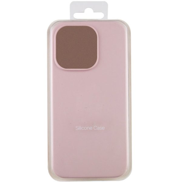 Чохол для iPhone 16 Pro Max сіліконовий Case Full Protective рожевий - Зображення 7