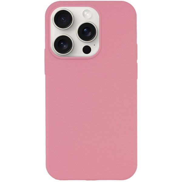 Чохол для iPhone 16 Pro Max сіліконовий Case Full Protective рожевий