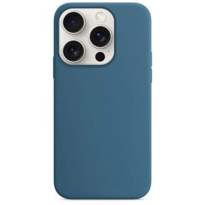 Чохол для iPhone 16 Pro Max сіліконовий Case Full Protective синій