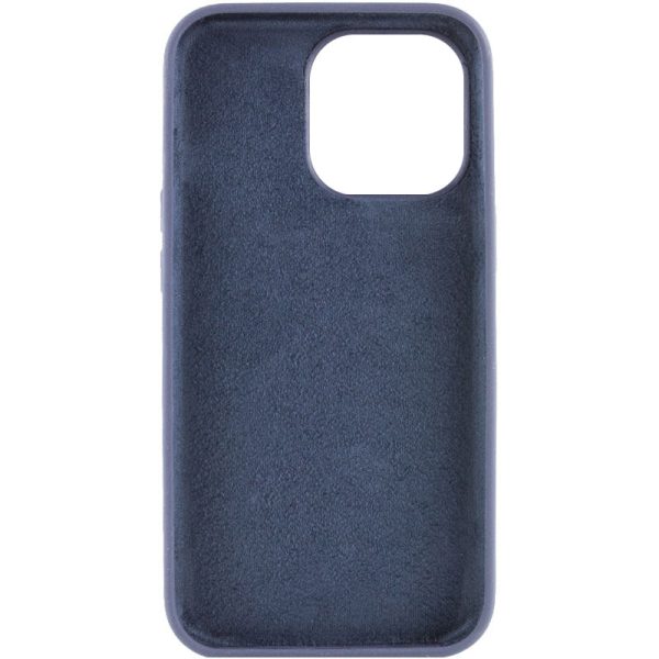 Чохол для iPhone 16 Pro Max сіліконовий Case Full Protective темно-синій - Зображення 2
