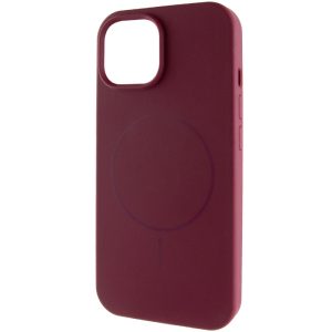 Чохол для iPhone 11 з MagSafe сіліконовий Case Full Protective бордовий