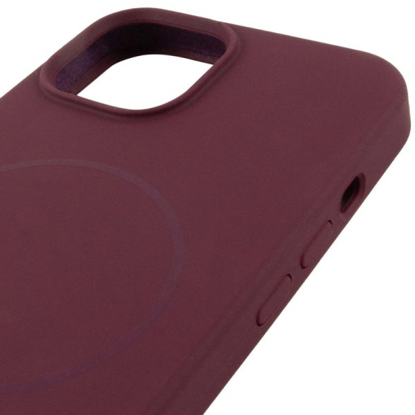 Чохол для iPhone 11 з MagSafe сіліконовий Case Full Protective бордовий - Зображення 4