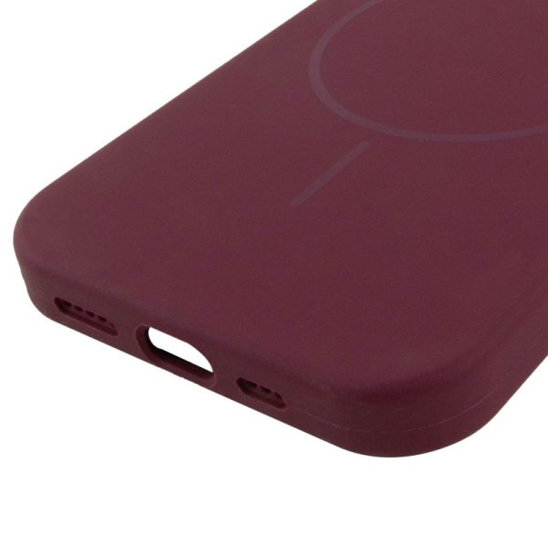 Чохол для iPhone 11 з MagSafe сіліконовий Case Full Protective бордовий - Зображення 5