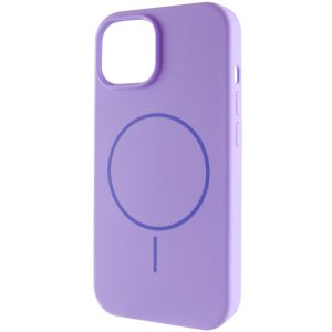Чохол для iPhone 11 з MagSafe сіліконовий Case Full Protective бузковий