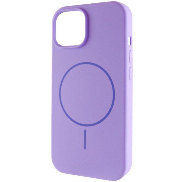 Чохол для iPhone 11 з MagSafe сіліконовий Case Full Protective бузковий