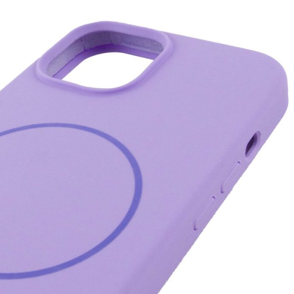 Чохол для iPhone 11 з MagSafe сіліконовий Case Full Protective бузковий - Зображення 4
